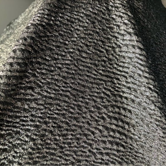 BCBGeneration Shimmery Gunmetal Black Cocktail/Prom/Wedding/Holiday Mini Dress - Picture 13 of 15